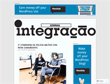 Tablet Screenshot of jornalintegracao.com.br